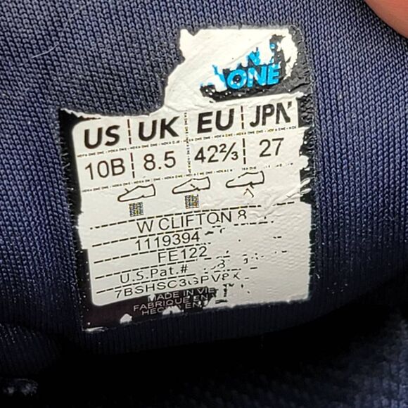 Hoka One One Clifton 8 - Women's running shoes - Size 10B - Picture 11 of 11